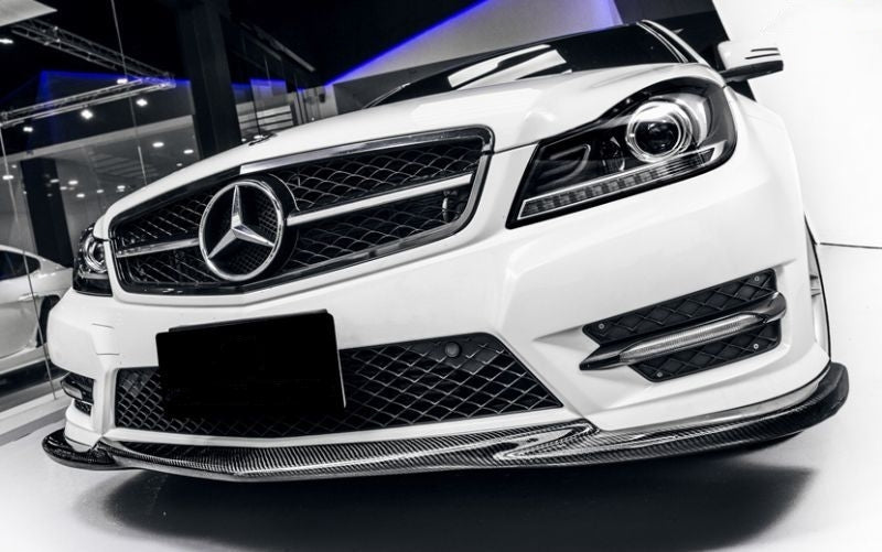 For BENZ 08-14 W204 C-Sedan SL-C Tuning Front Frame Grille All Gloss Black  Color