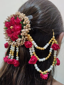 Hair Flare Metal Gajra Hair Accessories for Women 1580 Juda Bun White  Medium Pack of 1  Amazonin Beauty