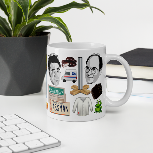 George Costanza Mug, Funny Seinfeld Gifts,Costanza Quotes Mug, Seinfeld art