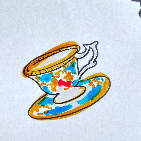 Royal tea cup