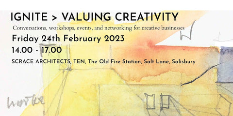 Ignite - Valuing Creativity event banner