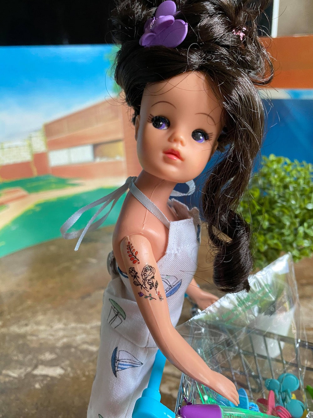 Sindy doll with tattoos by Lucy Aissa