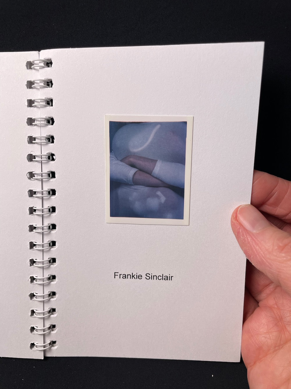 Stick Your Hands In The Air exhibition catalogue - Frankie Sinclair page