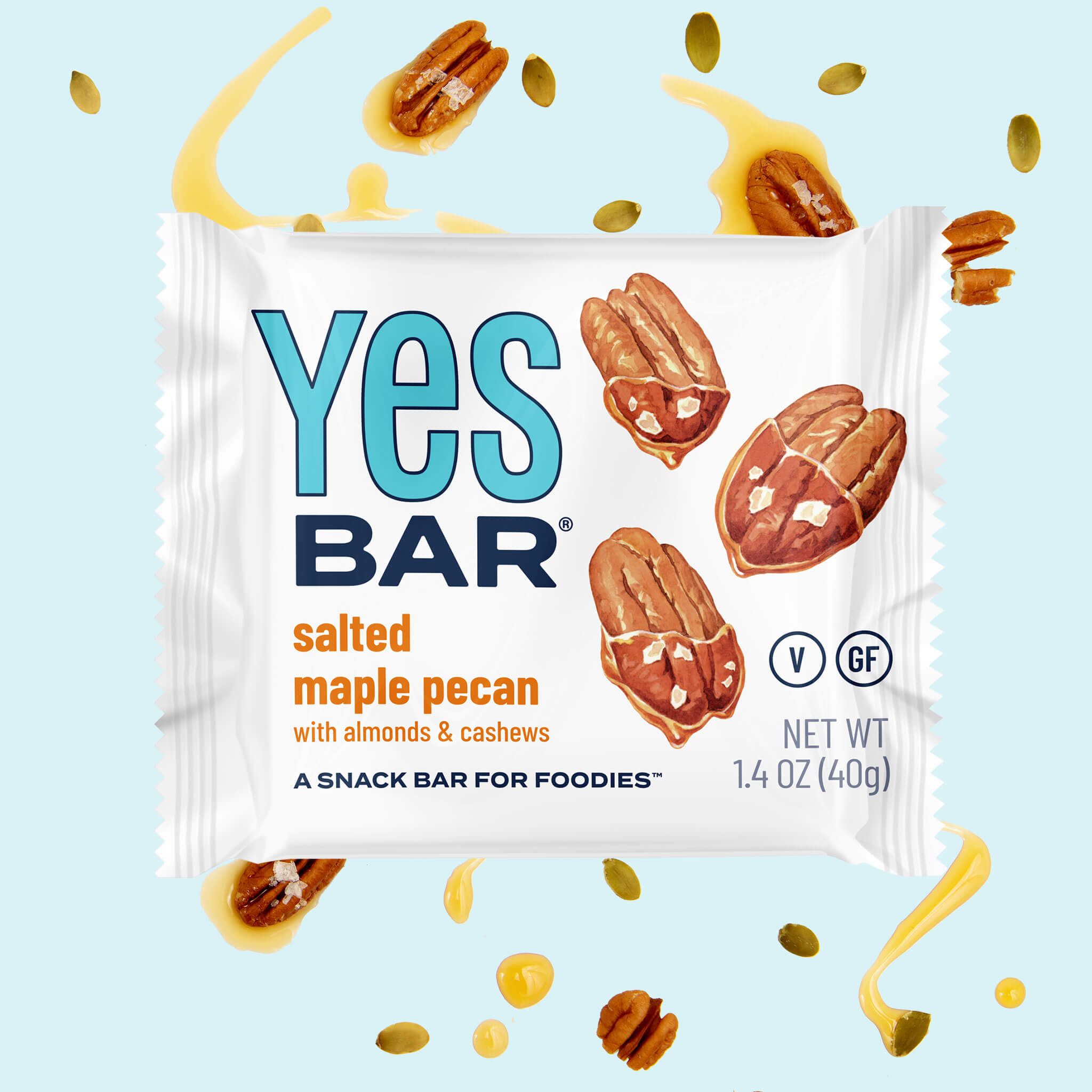 Salted Maple Pecan Six Pack - YES BAR product image