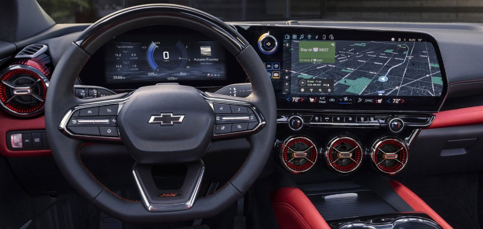2024 Chevrolet Blazer EV Touchscreen and Driver Information Screen