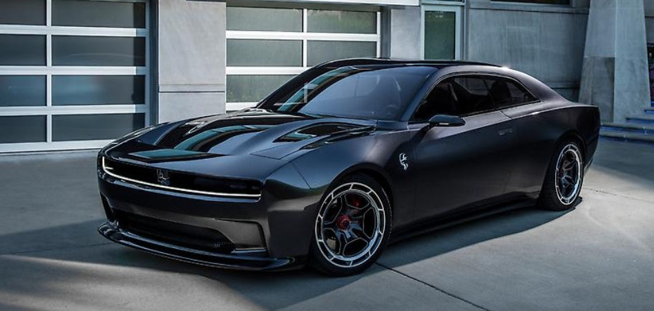 The future of electrified muscle: Dodge Charger Daytona SRT Concept - Front Right Quarter Panel View