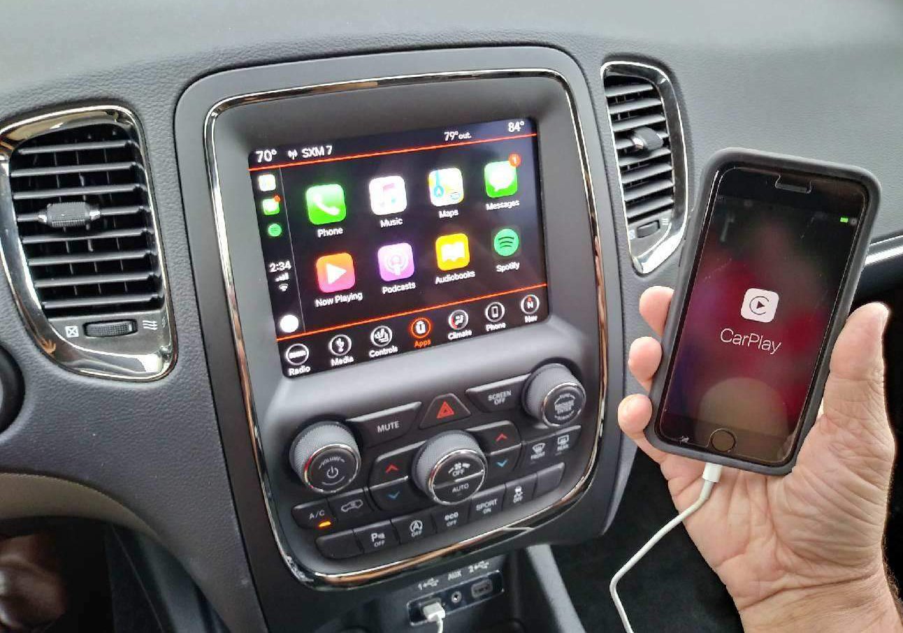 apple carplay radio with backup camera