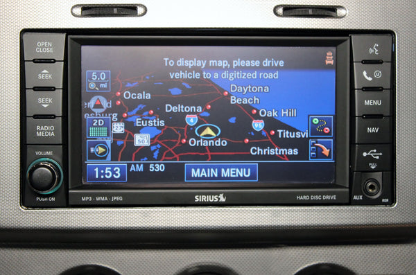 2007-2010 Dodge Nitro GPS Navigation RER 730N Radio ... jeep compass radio wiring diagram 