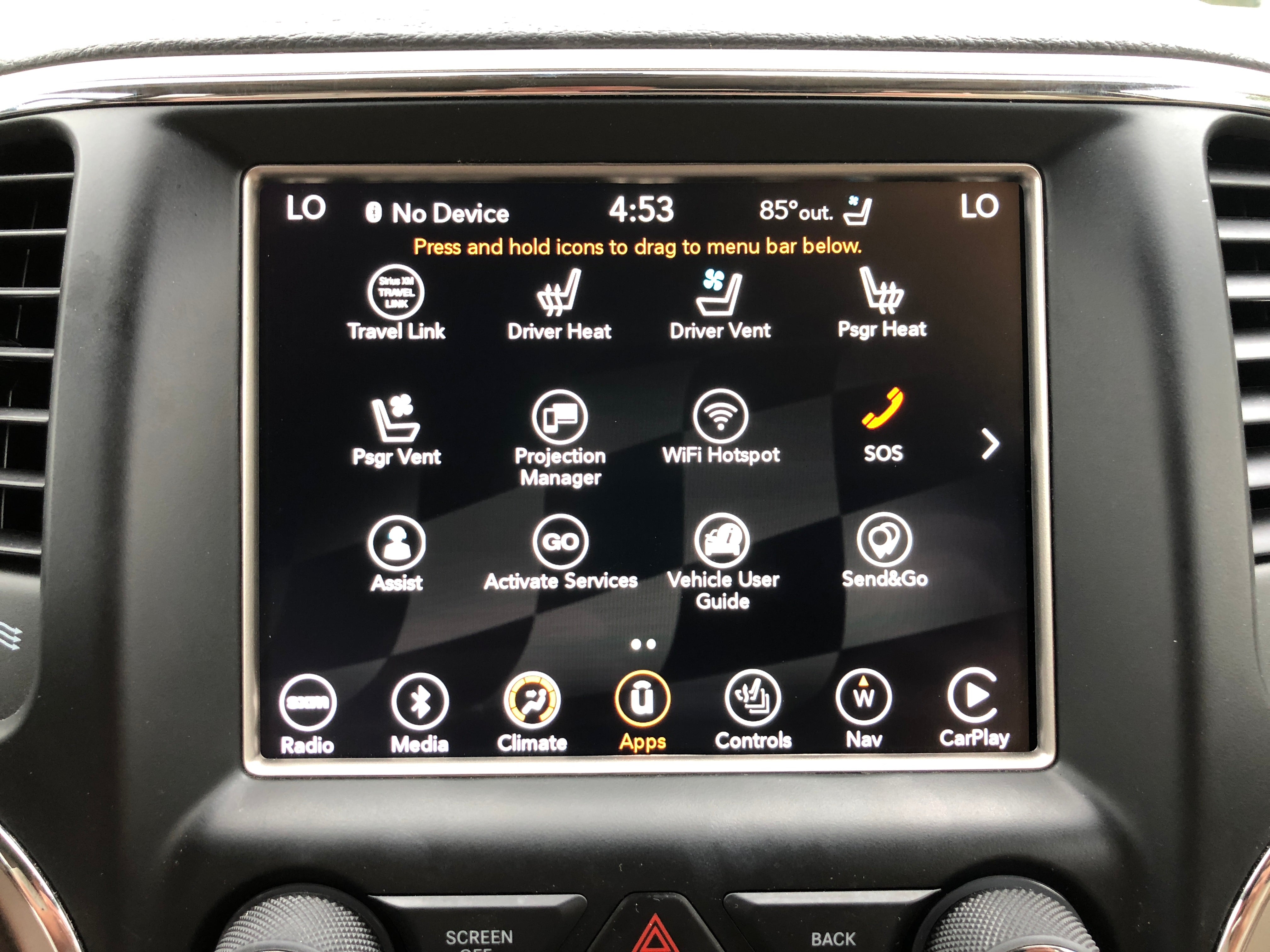 20142021 Jeep Grand Cherokee GPS Navigation 8.4 4C NAV UAQ Radio with