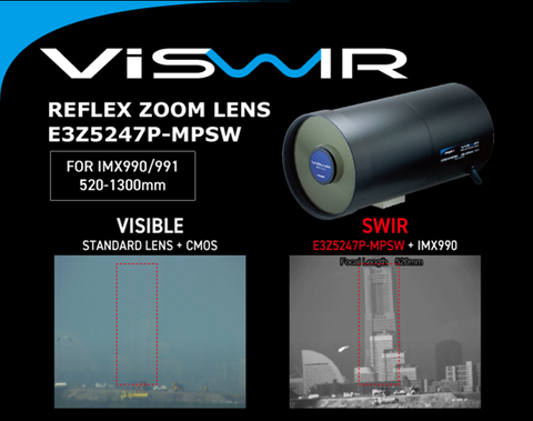 SWIR 520~1300mm Mirror Reflex Zoom Lens