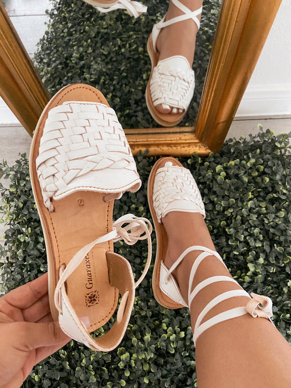 mexican chanclas with flowers