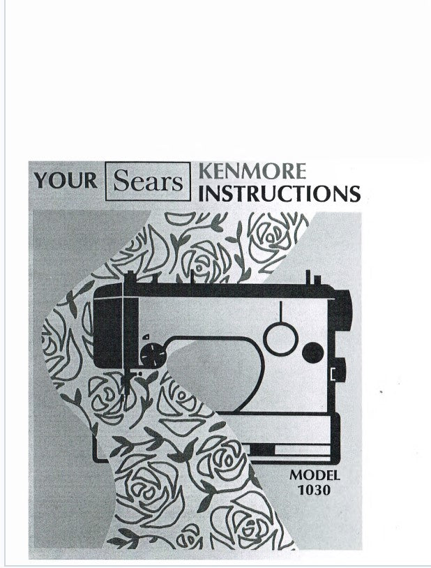 Instruction Manual, Kenmore 1218 - mrsewing