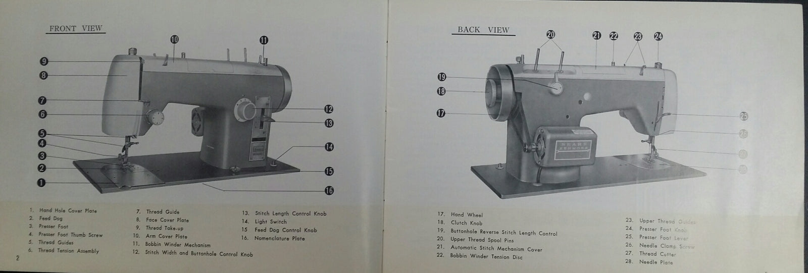 Instruction Manual, Kenmore 1803 - mrsewing