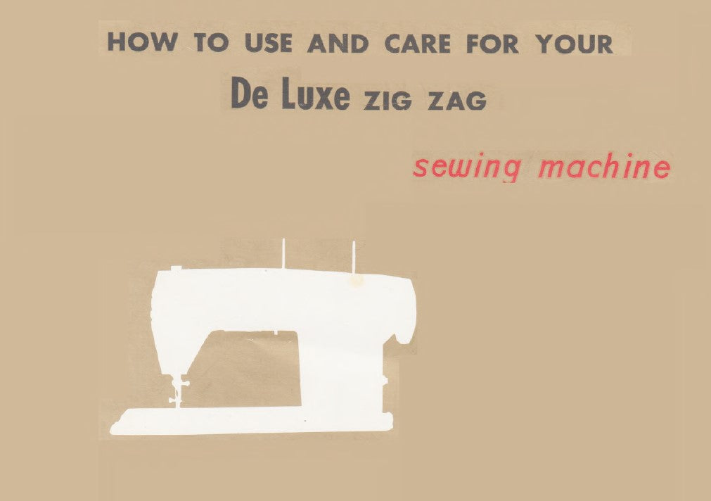 Modern Super DeLuxe Zig Zag Sewing Machine - Model 139 - Vintage