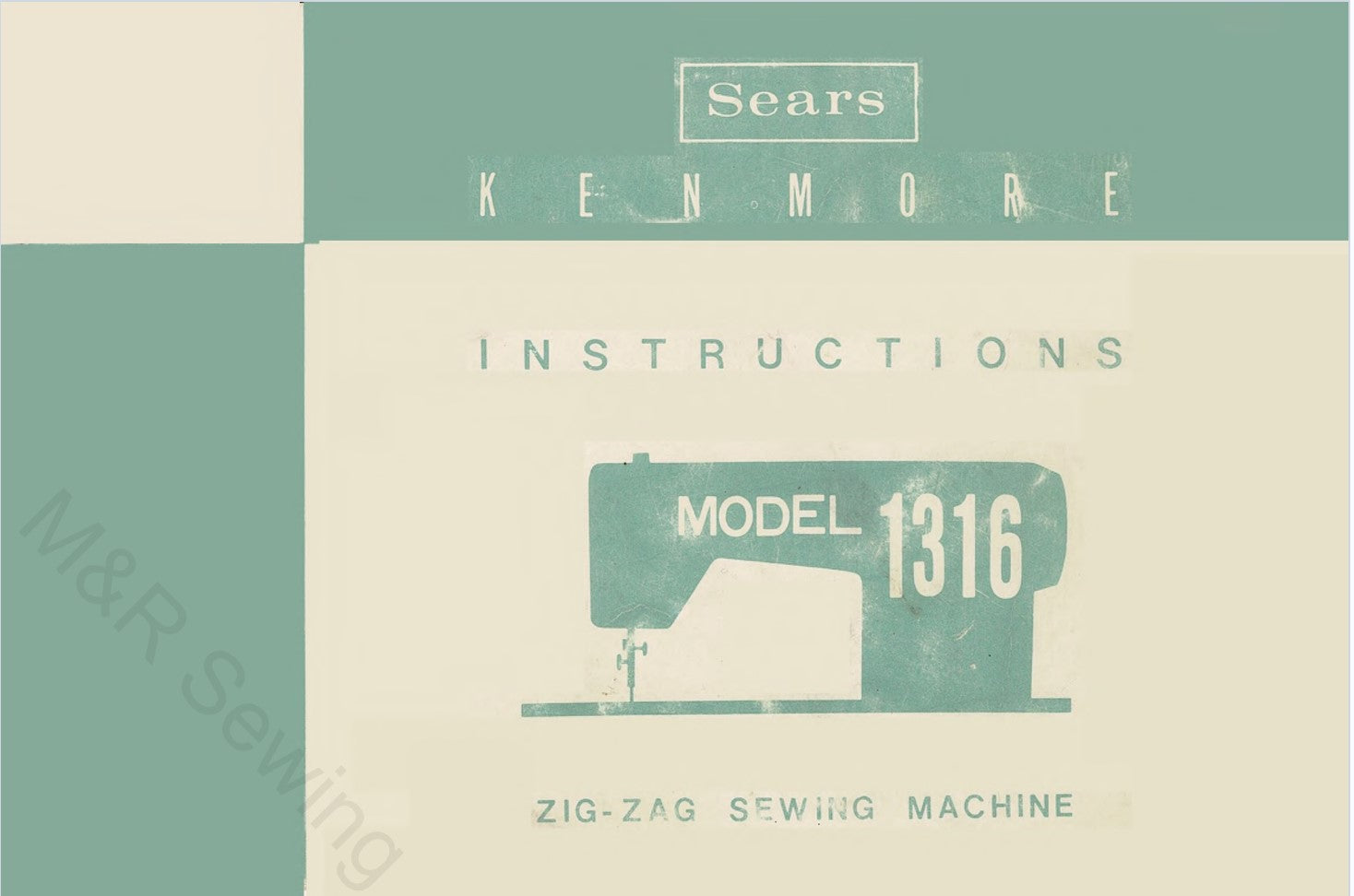 White 1315, White 1314 Sewing Machine Instruction Manual PDF