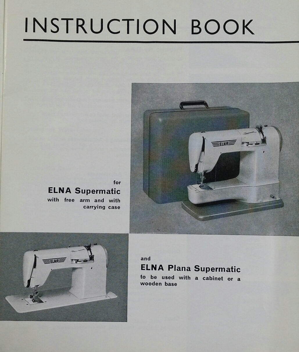 elna club 4d overlocker manual