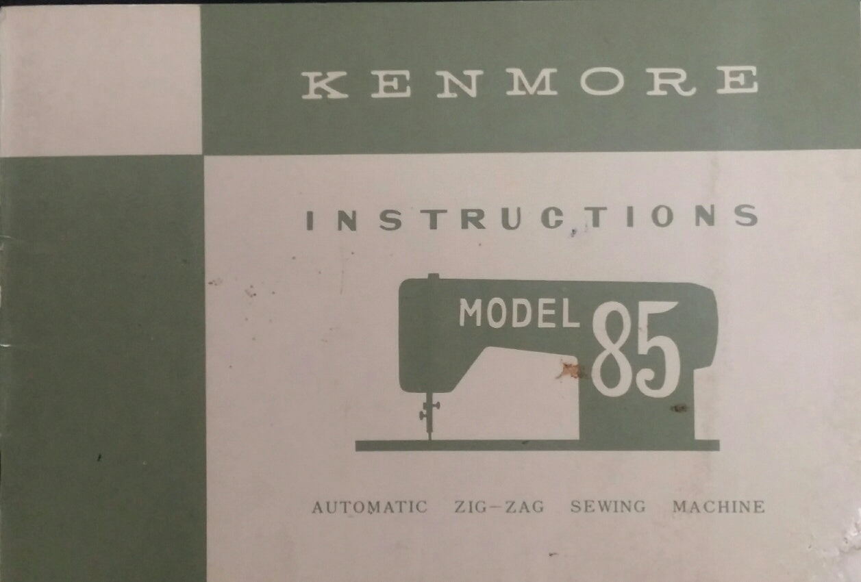 Instruction Manual, Kenmore 1030 - mrsewing