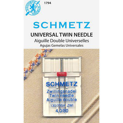 Schmetz Needle Twin Size 100/6.0