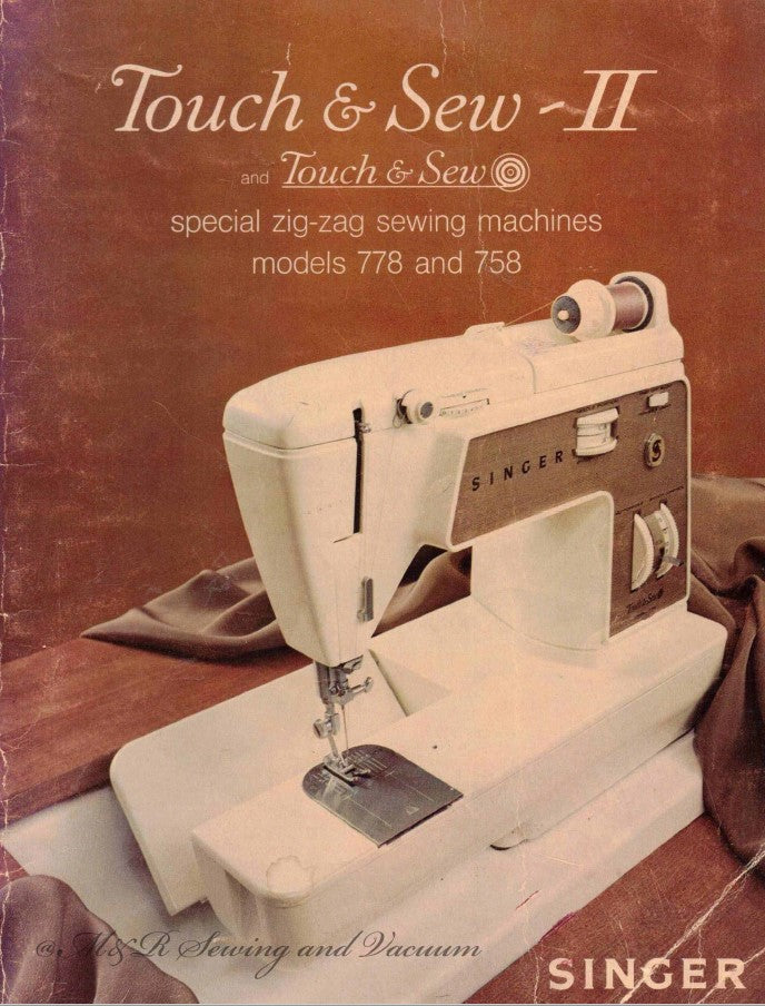 Singer Model 630 Golden Touch & Sew Instructions (Deluxe Zig-Zag Sewing  Machine): Books 