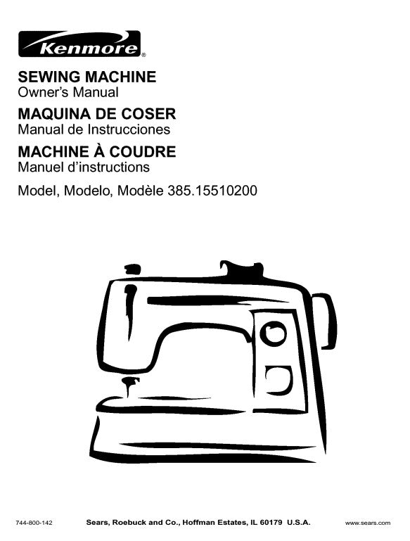 Instruction Manual, Kenmore  - mrsewing