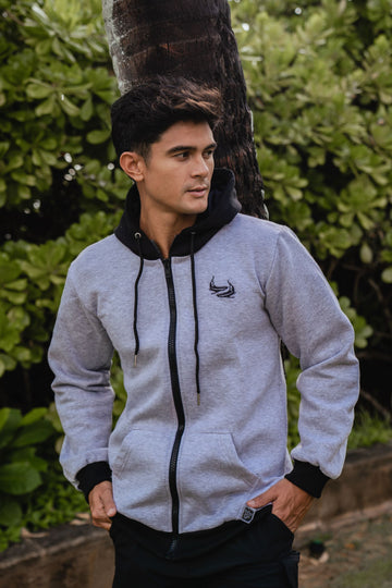 SHAKA ZIP HOODY - Jade