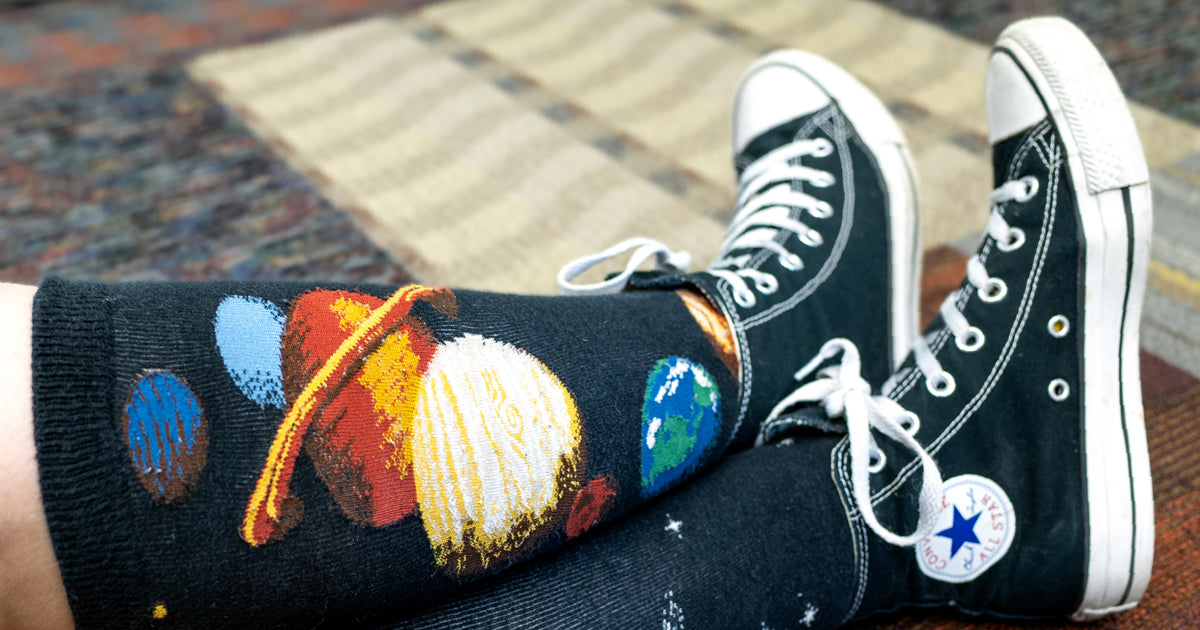 socks to wear with high top converse