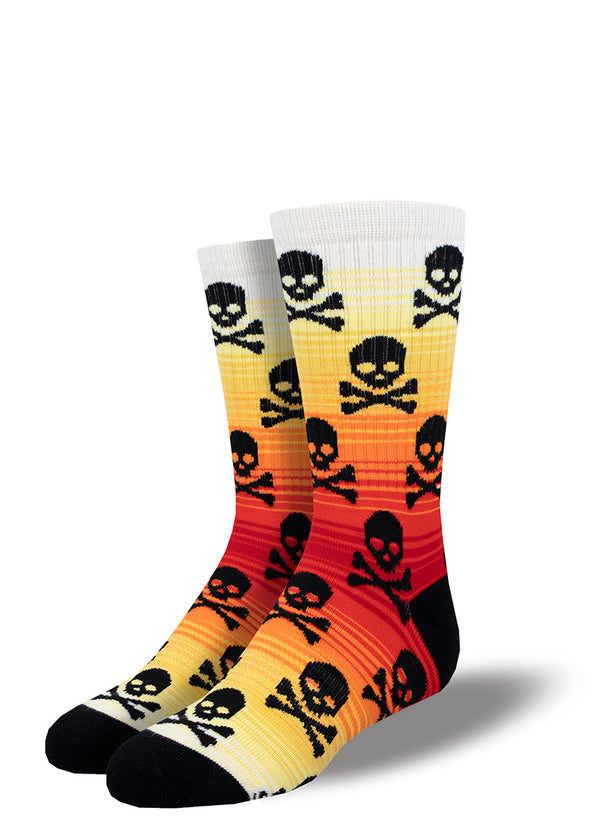 Jolly Roger Big Kids' Athletic Socks | Fun Socks for Children - Cute ...