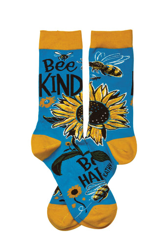 ThisWear Bumble Bee Present Honey Bee Socks Cute Bee Novelty Gifts Bumble  Bee Gifts 1-Pair Novelty Crew Socks 