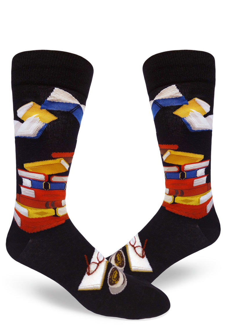 Book Socks | Fun Socks With Books & Nerdy Socks About Reading - Cute ...