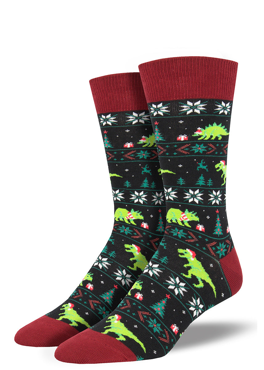 mens wool christmas socks