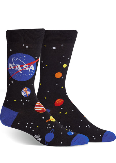 NASA Socks for Men | Men's Space Planet Socks with NASA Logo & Stars ...