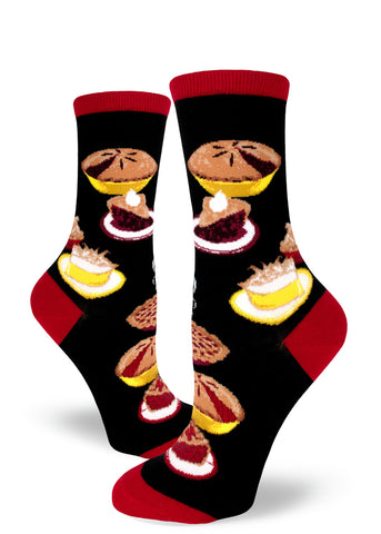 Cute pie socks for women