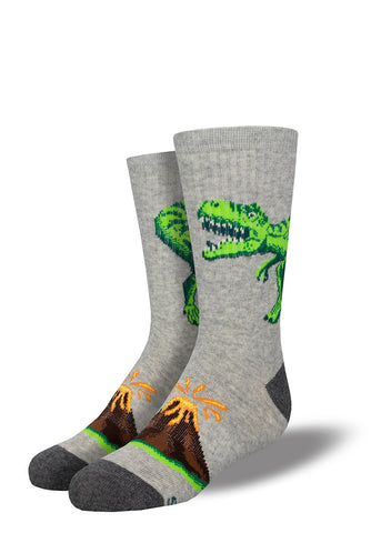 Pink Dinosaurs Kids' Socks  Fun Novelty Socks for Children - Cute But  Crazy Socks