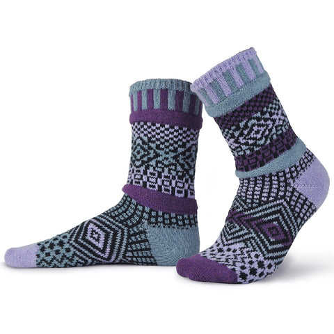 Lavender & Bees Wide-Calf Knee Socks  Floral Socks for Big Legs - Cute But  Crazy Socks