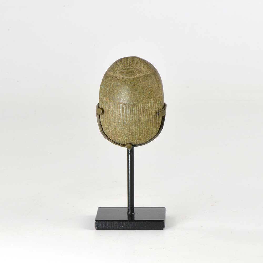 An Egyptian Green Diorite Heart Scarab, 21st Dynasty, 1069 - 945 BC ...