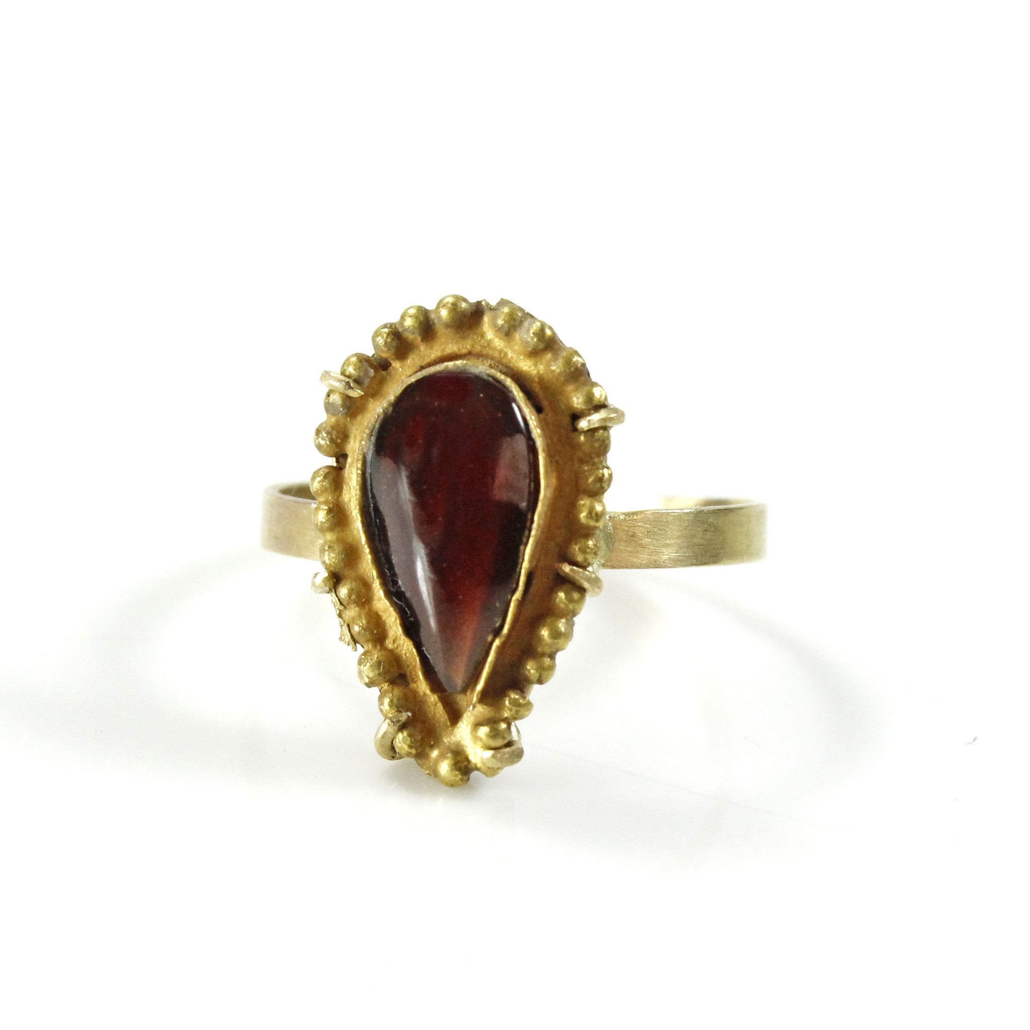 A Parthian Gold & Garnet Ring, ca. 2nd - 1st century BC - Sands of Time ...