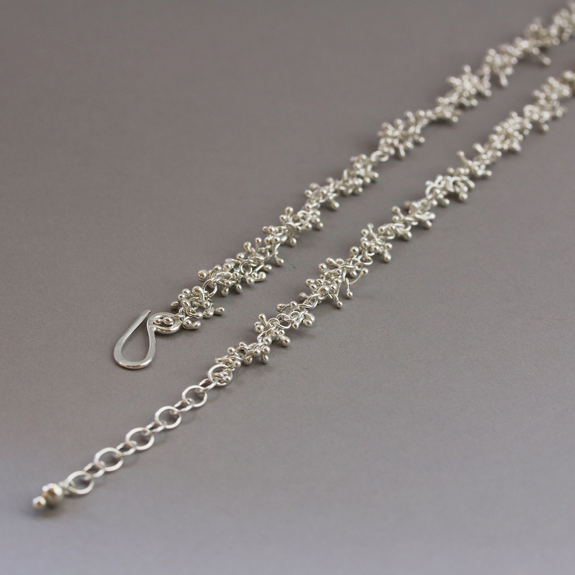 Custom Silver Sprout Chain Necklace