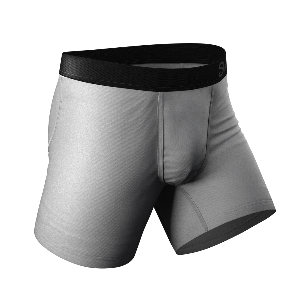 The 50 Shades | Grey Ball Hammock® Pouch Underwear, a pair of boxer briefs for the experienced love maker.