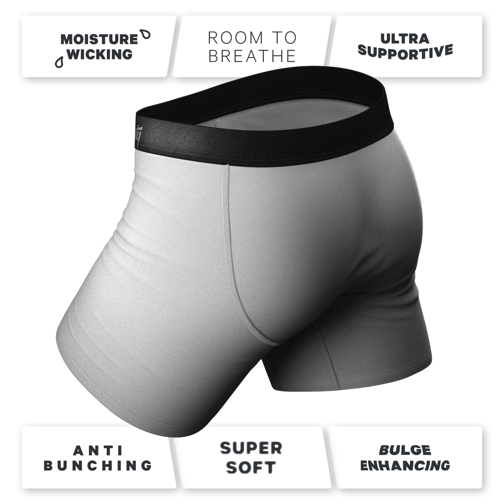 The 50 Shades | Grey Ball Hammock® Pouch Underwear, a pair of men's boxer briefs with a unique design for comfort and style.