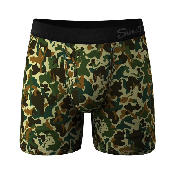 The Forni Camo | Camouflage Ball Hammock® Boxer Briefs With Fly