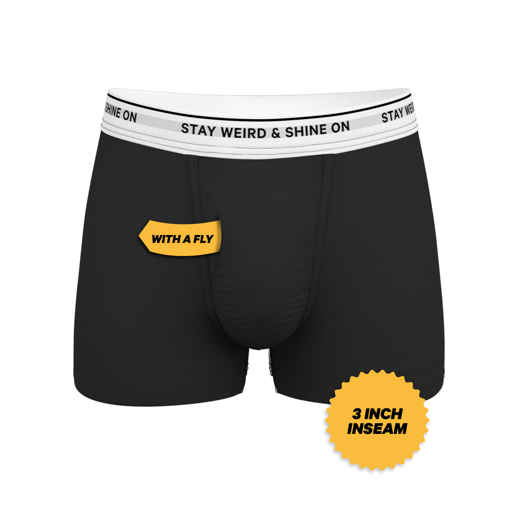 The Anthem | Black Shinesty Ball Hammock® Pouch Trunks Underwear