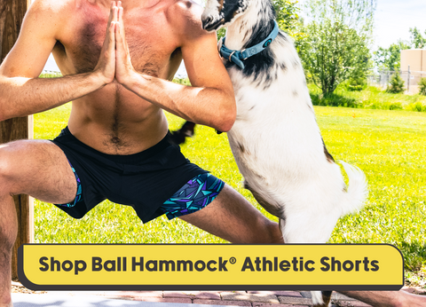 ball hammock athletic shorts