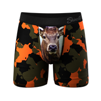 The Bambi Bunchers | Orange Camo Deer Ball Hammock® Pouch Underwear