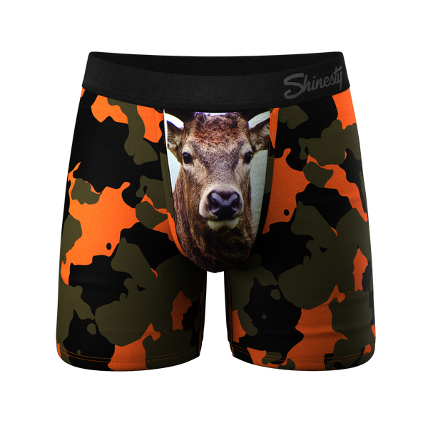 The Bambi Bunchers | Orange Camo Deer Ball Hammock® Pouch Underwear