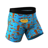 The Bear | Bear and Otter Rainbow Ball Hammock® Pouch Underwear With Fly