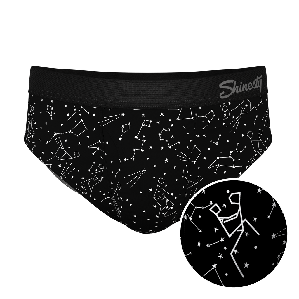 The Big Bang | Glow In The Dark Constellations Ball Hammock® Pouch Underwear Briefs Media 1 of 6
