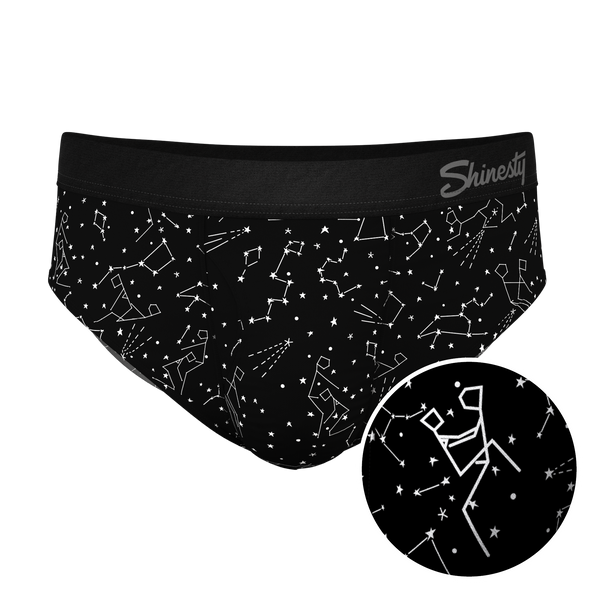 The Big Bang | Glow In The Dark Constellations Ball Hammock® Pouch Underwear Briefs Media 1 of 6