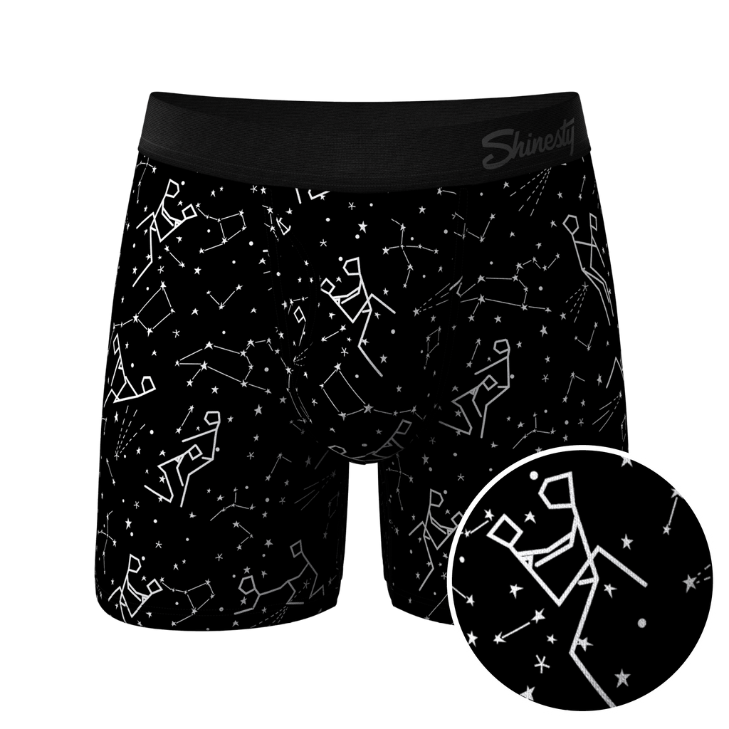 The Big Bang | Glow In The Dark Constellation Ball Hammock® Pouch Underwear With Fly