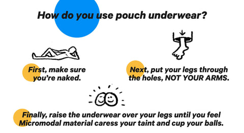 how do you use pouch underwear