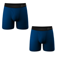 A pack of ultra-soft men's boxer briefs with Ball Hammock® Pouch.